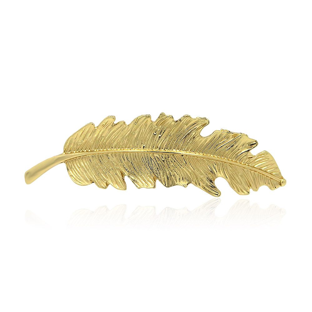Gold Leaf Hair Clip